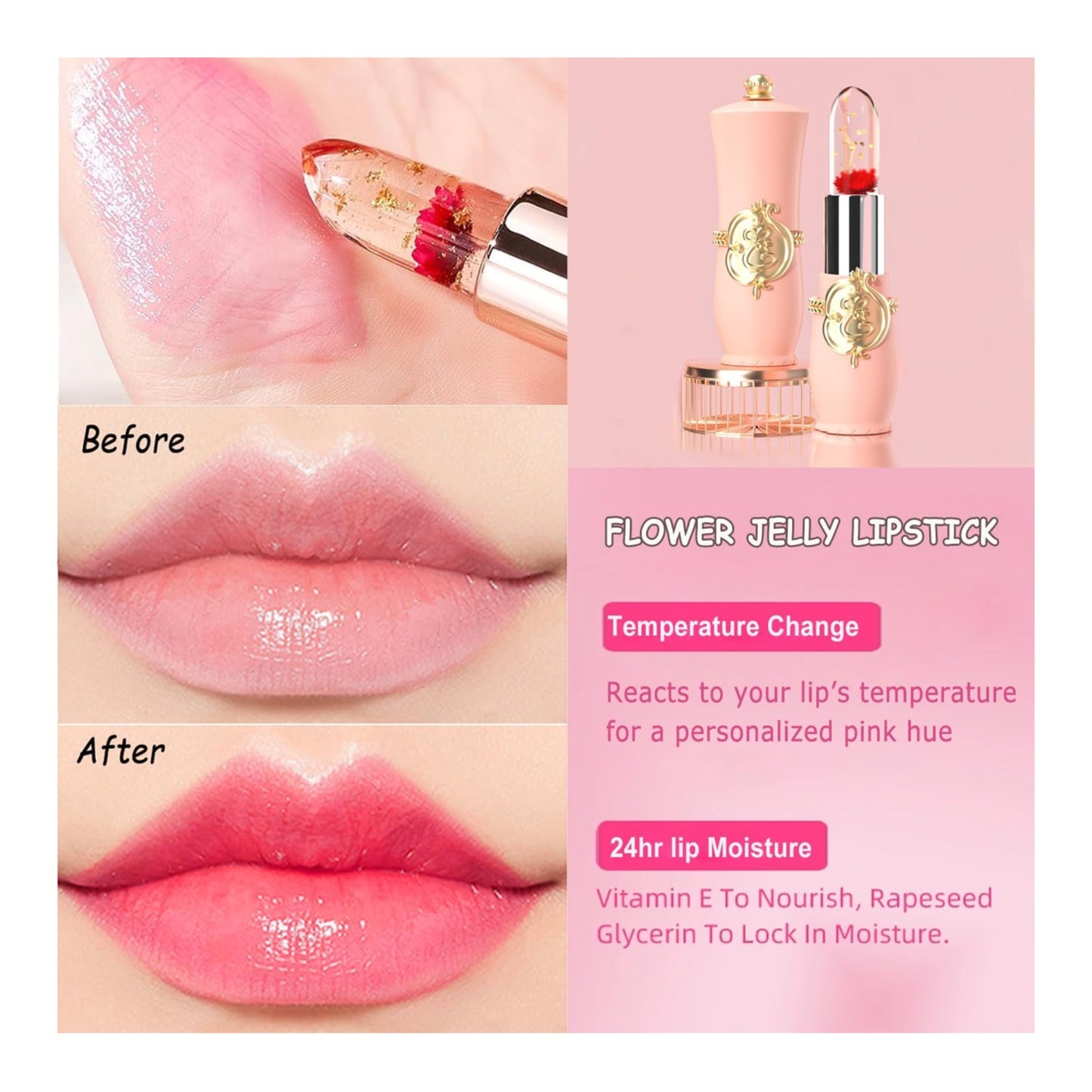 Lipstick Jelly Flower