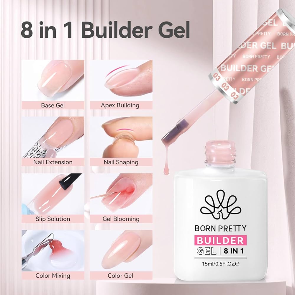 Born Pretty Builder Gel 8 en 1 – 15 ml