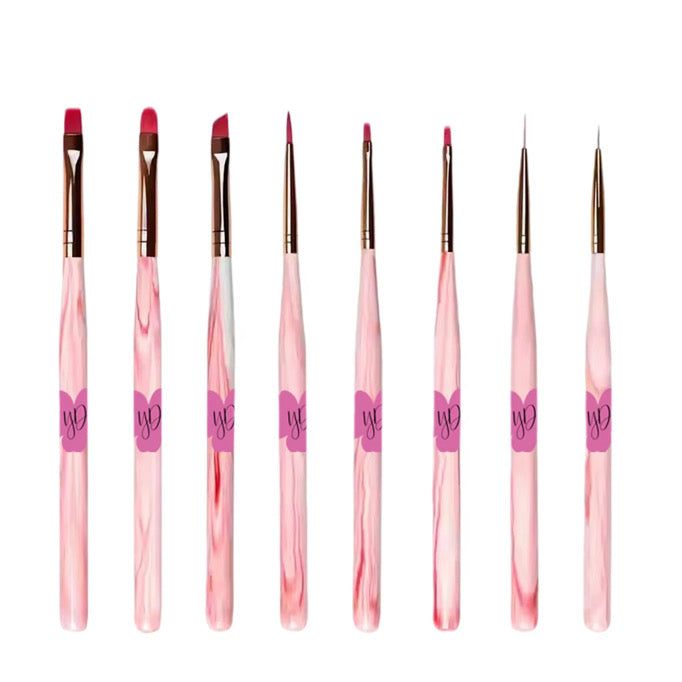 Pink Marble Brush Kit