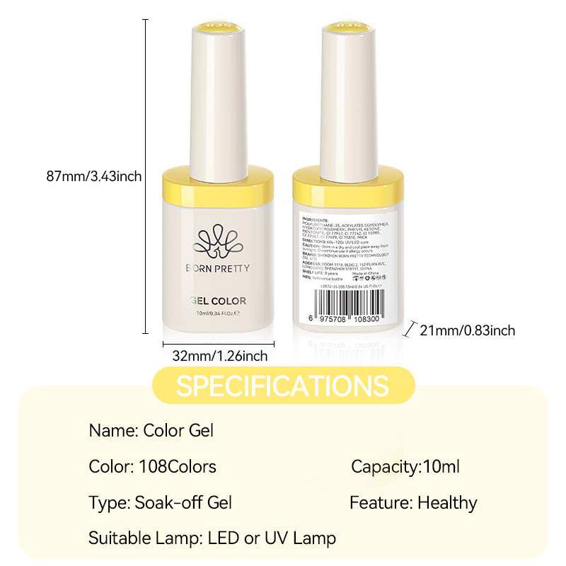 Terra Co. Gel Polish Born Pretty (10ml)