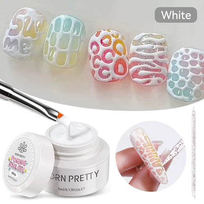 Poking Nail Gel Kit (Efecto 3D & Relieve) Born Pretty