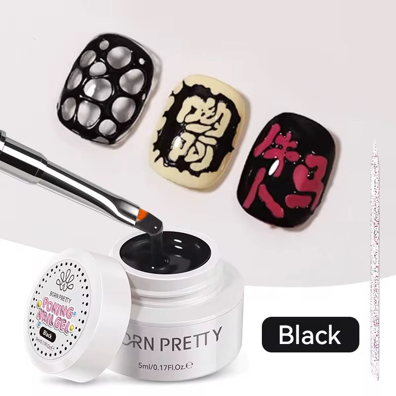 Poking Nail Gel Kit (Efecto 3D & Relieve) Born Pretty