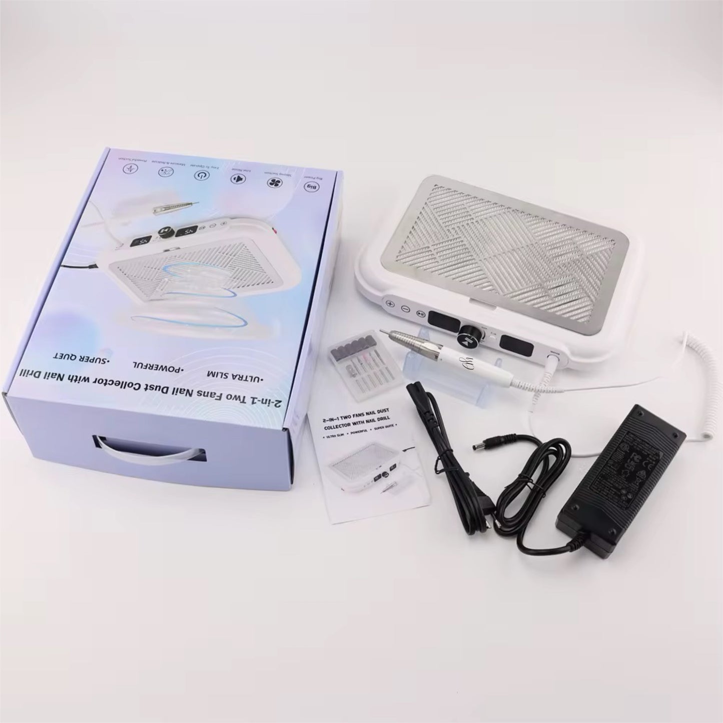 Nail Drill & Turbo Dust Collector (45,000RPM)