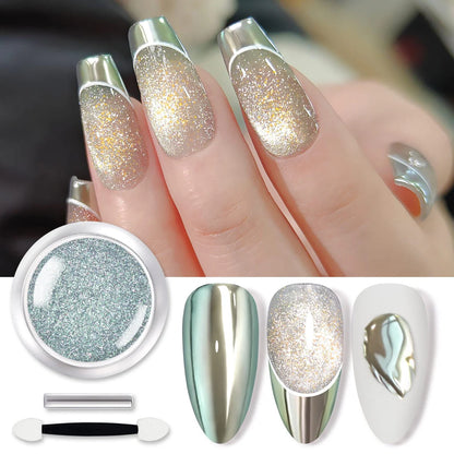 Cat Magnetic Mirror Metallic Chrome Nail Powder