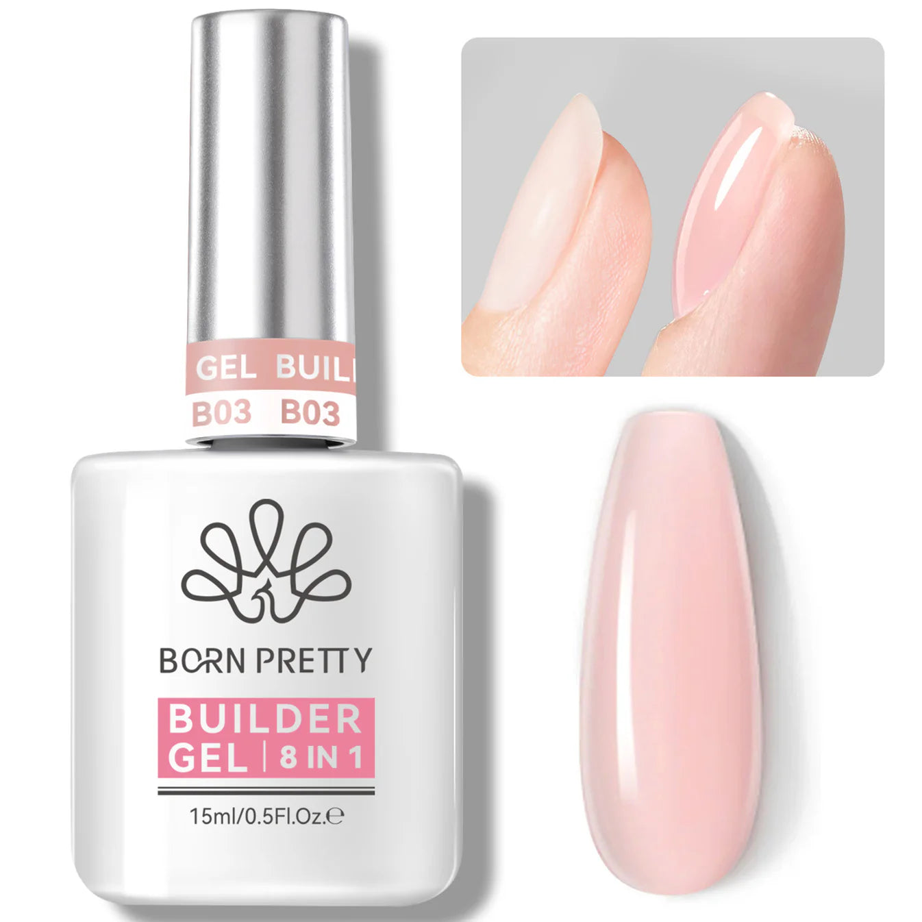 Born Pretty Builder Gel 8 en 1 – 15 ml
