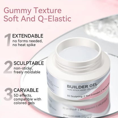 Builder Gel 5D Molding Non-Stick Hand