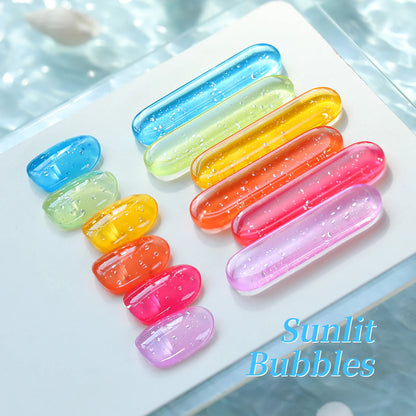 Sunlit Bubbles Cat Eye Co. – Born Pretty kit de 6