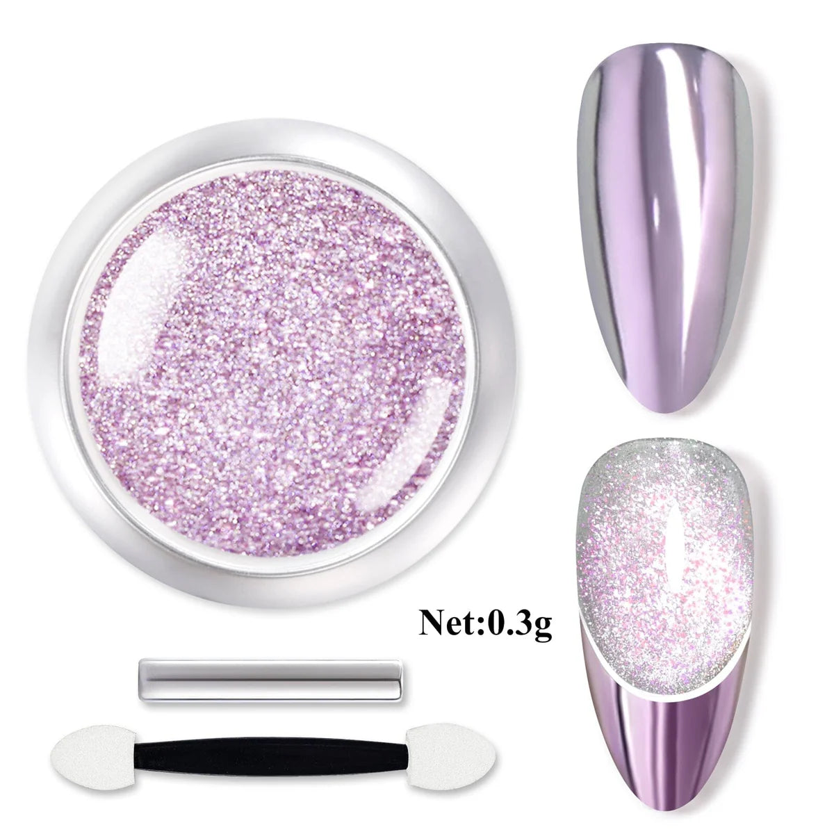 Cat Magnetic Mirror Metallic Chrome Nail Powder