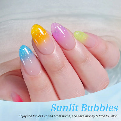Sunlit Bubbles Cat Eye Co. – Born Pretty kit de 6