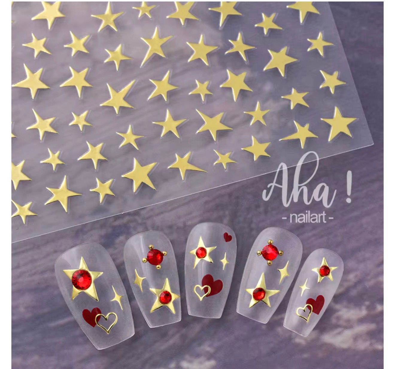 Aha! nail art stickers