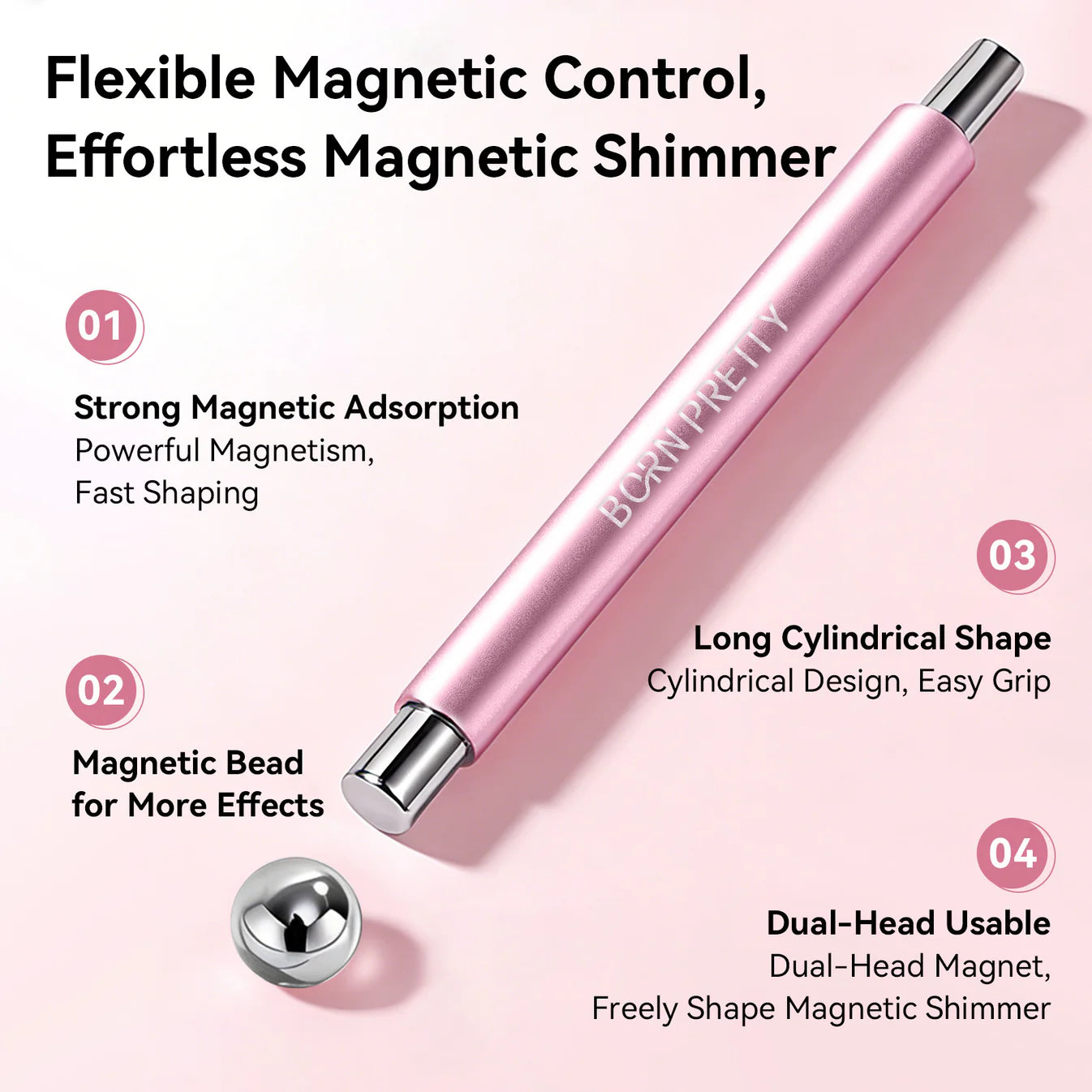 Dual-Head Cat Eye Magnet Pen