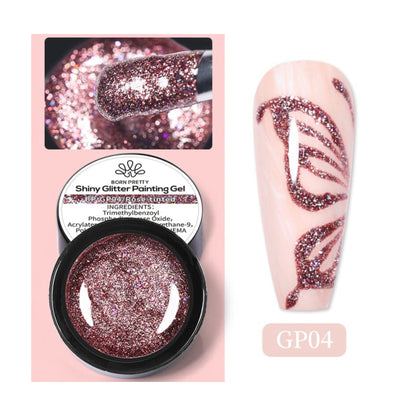 BP Shiny Glitter Painting Gel