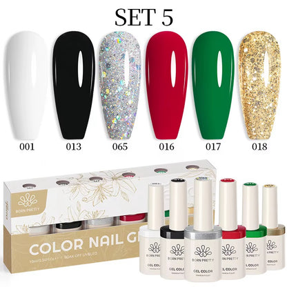 Set TERRA Gel Polish – 6 colores de 10 ml - Born Pretty