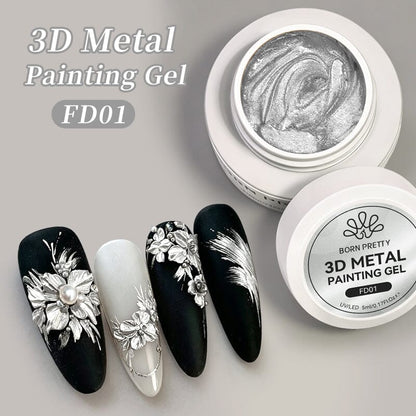 3D Metal Painting Gel Born Pretty – 5 ml