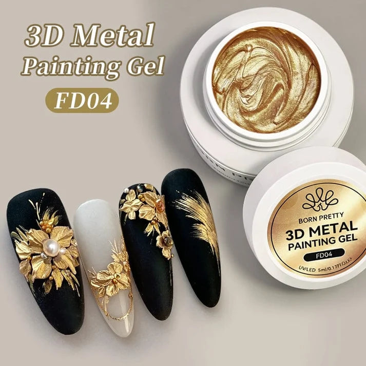 3D Metal Painting Gel Born Pretty – 5 ml