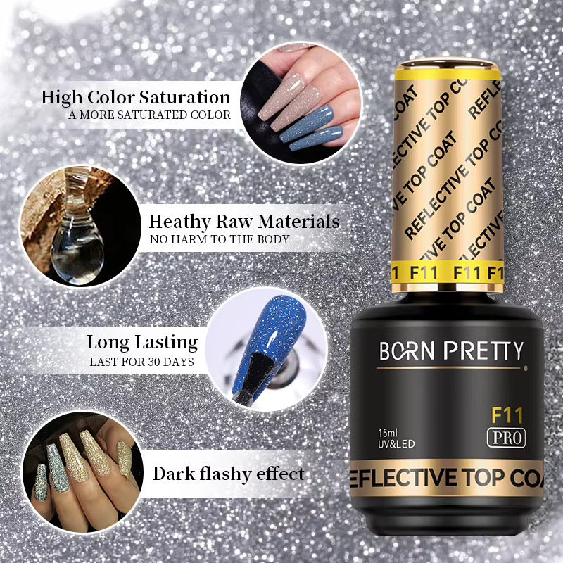 Reflective Top Coat PRO Born Pretty – 15 ml