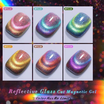 Reflective Glass Cat Eye - Born Pretty