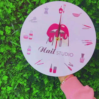 Nail Studio Clock