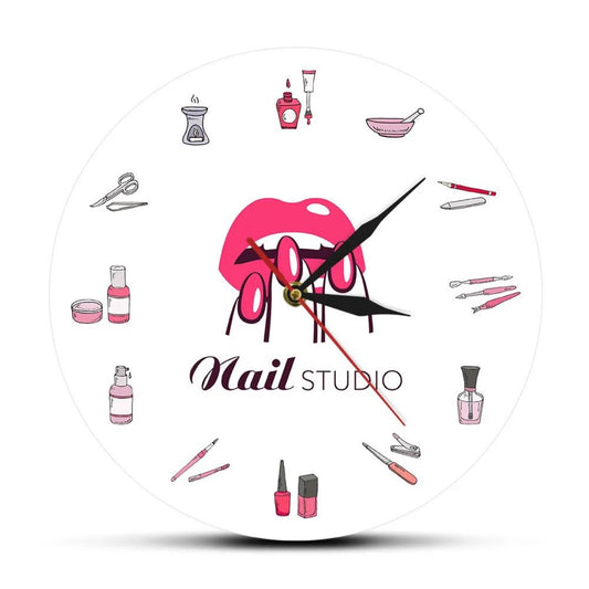 Nail Studio Clock
