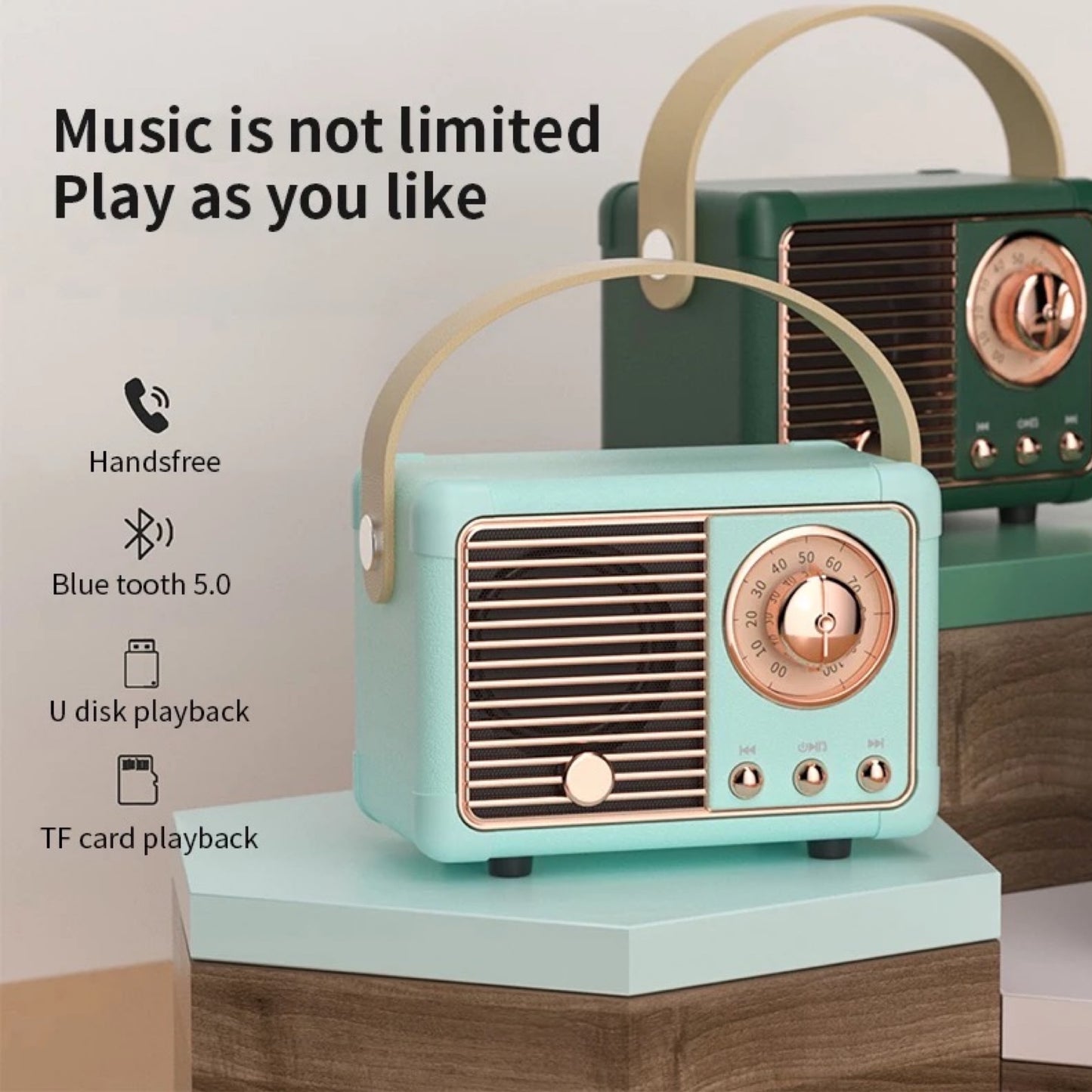 Classic Radio - Bocina Bluetooth