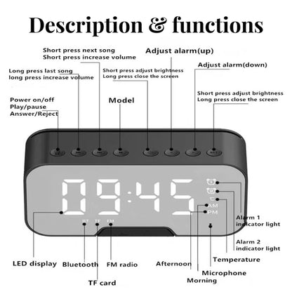 Bluetooth Speaker & Clock